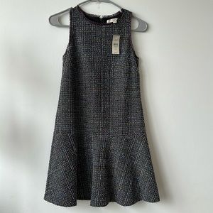 LOFT purple tweed dress